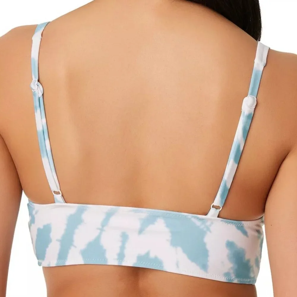 Bar III Spiraling Long-Line Bikini Swim Top - Picture 8 of 8
